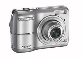 Olympus FE-170 6MP Digital Camera with 3x Optical Zoom N4