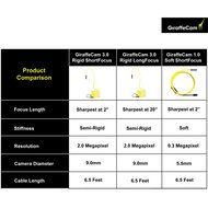 GiraffeCam 3.0 Rigid - Flexible Endoscope Borescope Inspection Camera | Android PC Mac | 2.0 MP HD (6.5 Feet) N6