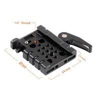 FOTYRIG Universal Mount Quick Release Plate Dovetail Mount for DJI Ronin-M Ronin-MX Stabilizer Gimbal N3
