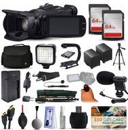 Canon XA20 Professional Camcorder Video Camera + 128GB Boardcasting Filmmaker's Package with LED Night Light +...