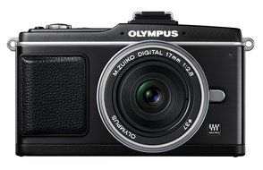 Olympus PEN E-P2 12.3 MP Micro Four Thirds Interchangeable Lens Digital Camera with 17mm f/2.8 Lens (Electronic...