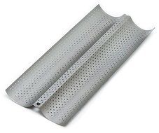 Chicago Metallic Commercial II Non-Stick Perforated Baguette Pan N5