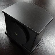 Ralph TV Remote Control Spinning Caddy - Revolving Wood Valet Organizer for Television Remotes - Black N4