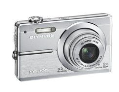 Olympus FE360 8MP Digital Camera with 3x Optical Dual Zoom (Silver) N4