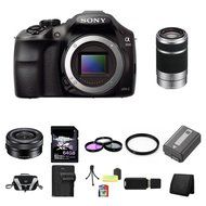 Sony A3000, ILCE-3000, ILCE-3000LB, 20. 1MP Interchangeable Lens Camera Black (Body) with Sony 16-50mm f/3.5-5.6... N9