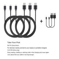 Maxcury&reg; [5-Pack] Premium High Speed Micro USB Cables Extral Short [1ft 0.3m] Extra Long [10.5ft 3.2m] Sync and... N9