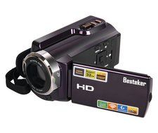 Video Camcorders, Besteker Portable Digital Video Camera Max 20.0 MP 1080P Camcorder HD Support WIFI and IR 3.0... N12
