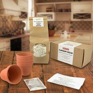 Flowerpot Bread Making Kit Christmas Xmas Holiday Present N3