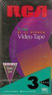 RCA T120 Hi-Fi Premium Grade VHS Video Tapes (3 Pk) N2