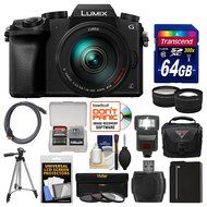 Panasonic Lumix DMC-G7 4K Wi-Fi Digital Camera &amp; 14-140mm Lens with 64GB Card + Case + Flash + Battery + Tripod...