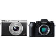 Fujifilm XQ2 Silver with X-T1 Black Body