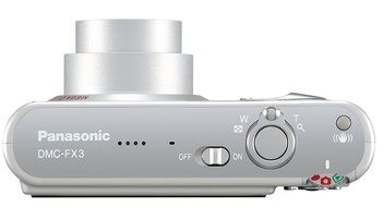 Panasonic DMC-FX3K 6MP Digital Camera with 3x Optical Image Stabilized Zoom (Black) N6