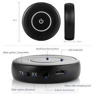 Bluetooth 4.1 Wireless Audio Transmitter Receiver Aptx Low Latency, Kobwa 2 in 1 Bluetooth Receiver 3.5mm Jack... N2