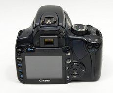 Canon EOS Kiss X (Rebel XTi / EOS-400D) 10 MP CMOS APS-C Digital SLR Camera with 2.5 inch LCD + EF-S 18-55mm f... N5