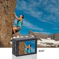 Alolli HD Sports Action Camera Kit -2.0&#039;&#039; LPS-TFT LCD +120&deg; Wide Angle Lens (Black) N3