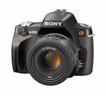 Sony Alpha A230Y 10.2 MP Digital SLR Camera with Super SteadyShot INSIDE Image Stabilization and 18-55mm and... N6