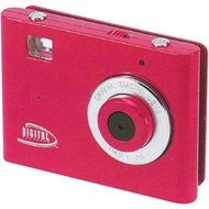 Digital Concepts Clipshot Point &amp; Shoot Digital Camera, PC-Web-Video Clips, Red