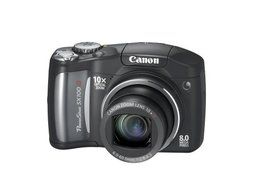 Canon PowerShot SX100IS 8MP Digital Camera with 10x Optical Image Stabilized Zoom (Black) N7