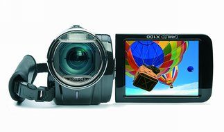 Toshiba Camileo X100 Full-HD Camcorder - Silver/Black (Discontinued by Manufacturer) N7