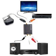 GHB Digital to Analog Audio Converter Optical Toslink Spdif Coaxial Inputs Audio Converter Decoder 3.5mm N4