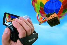 Toshiba Camileo X100 Full-HD Camcorder - Silver/Black (Discontinued by Manufacturer) N8