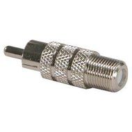 InstallerParts F-Type Female to RCA Plug Adapter &ndash; Sound &ndash; Replace Old or Broken Adapters