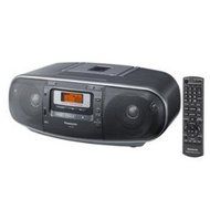 Panasonic RX-D55GC-K Boombox - High Power Portable Stereo AM/ FM Radio, MP3 CD , Tape Recorder with USB &amp; Music... N2