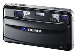 FUJIFILM 3D Camera FinePix REAL (Black) F FX-3D W1 - International Version (No Warranty) N3