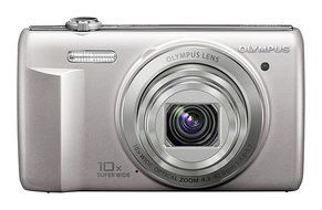 Olympus D-750 Digital Camera 16MP with 10x Optical Zoom 720p HD Movie (Silver) (Old Model)