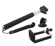 ProGear Monopod With Adapter Kit For Any Cell Phone, Camera, Or GoPro Hero 4/3+/3/2/1