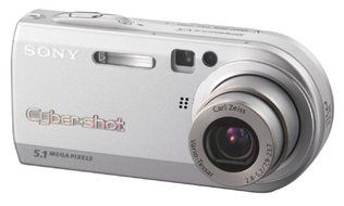 Sony Cybershot DSCP100 5.1MP Digital Camera with 3x Optical Zoom N6