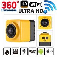 ISBAL(TM) 360 degree camera Panorama camera sports camera HD WIFI camera Green N3