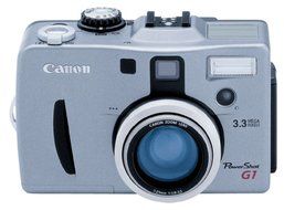 Canon Powershot G1 3MP Digital Camera w/ 3x Optical Zoom N6
