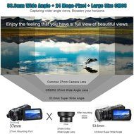 Ordro HD Camcorder 1080P 3" LCD CMOS Sensor 120x Digital Zoom Video Recorder Support Face Detection Remote Control...