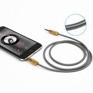 ICEELEC 2.8FT/85CM Stereo Audio Adapter Cable 3.5mm Male to Male Audio Metal Auxiliary Cord for Car Stereos,Cellphone... N4