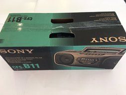 Sony Radio Cassette Recorder Boombox, with AM/FM Radio (Model # CFS-B11) N4