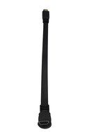 LEMENG 1FT Flat Slim High Speed HDMI Extension Cable A male to 90 Degree Up Angle A Male Cord N4