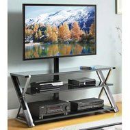 Whalen 3-In-1 Black TV Console for TVs up to 70 by Whalen N5