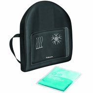 Fellowes Heat and Soothe Back Support, Black (9190001)