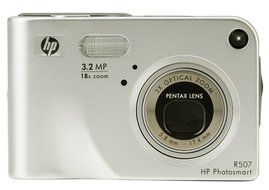 HP Photosmart R507 4.1MP Digital Camera with 3x Optical Zoom