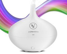 Aromatherapy Essential Oil Diffuser - 165 ML Cool Mist Air Purifier, Atomizer &amp; Aromatherapy Diffuser With 7 Changing... N7