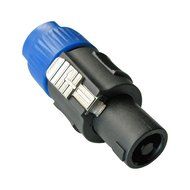 4 PACK: Speakon Connectors for Pro Audio Speaker Cables (4 pole, male)