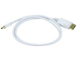 Monoprice 3ft 32AWG Mini DisplayPort to DisplayPort Cable - White N2
