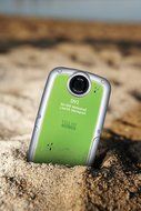 GE DV1-CO Waterproof/Shockproof 1080p Pocket Video Camera (Citrus Orange) (Discontinued by Manufacturer) N14