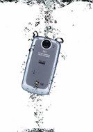 GE DV1-CO Waterproof/Shockproof 1080p Pocket Video Camera (Citrus Orange) (Discontinued by Manufacturer) N15