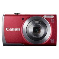 Canon Red PowerShot A 3500IS Digital Camera N2