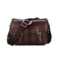 DSLR Camera Bag Waterproof PU Leather Travel Bag Shoulder Bag for Canon Sony Nikon Canon Olympus DSLR Camera (... N7
