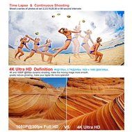 Andoer 2 Inch Dual Screen LCD Ultra HD Wifi Sports Action Camera 4K 15fps 1080P 60fps 12MP 170&deg; Wide-angle for... N14