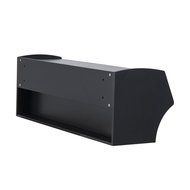 HomCom 49&rdquo; Wall Mounted Floating Media Console - Black N6
