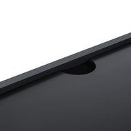 HomCom 49&rdquo; Wall Mounted Floating Media Console - Black N7